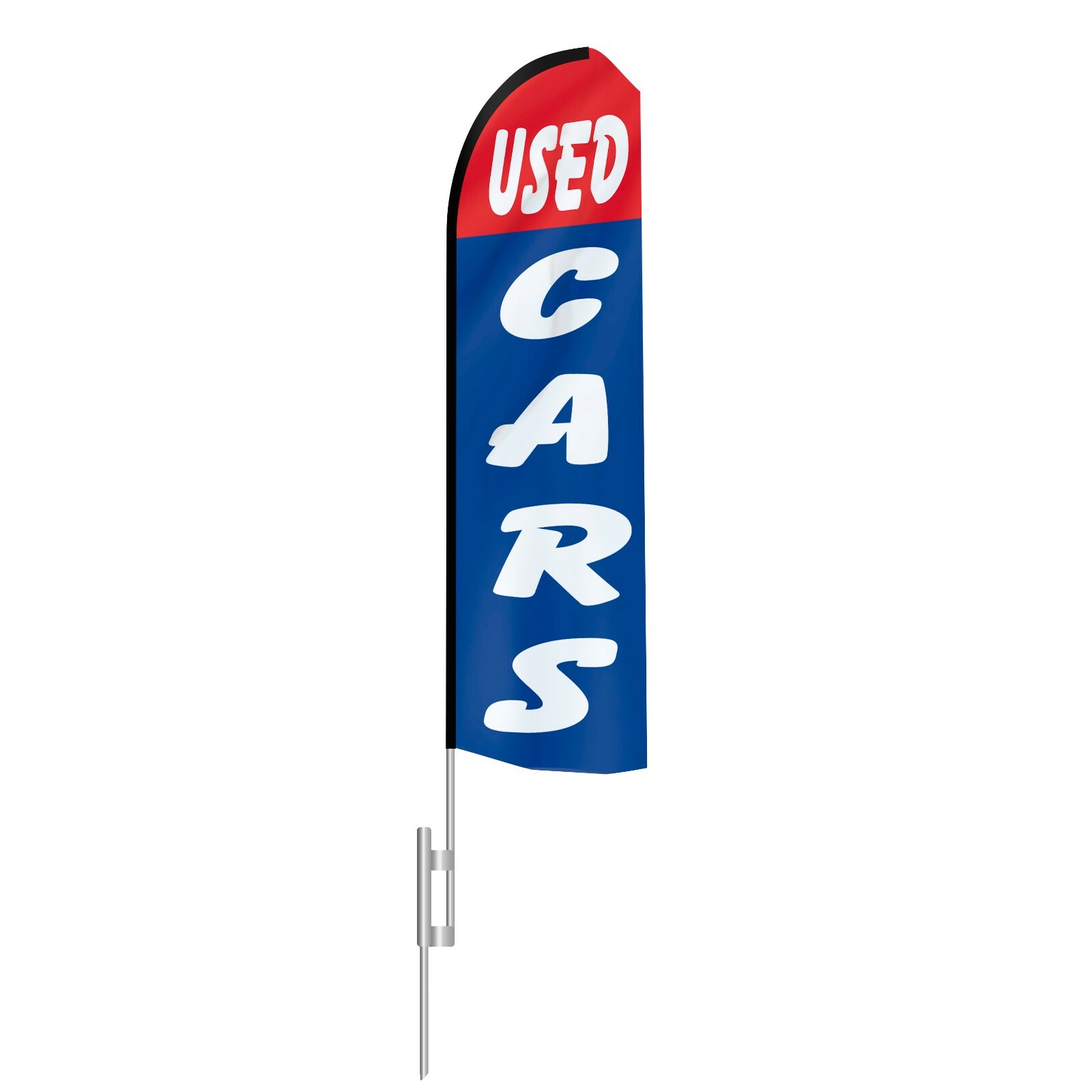 EZ Line Used Car Dealership Swooper Feather Flag 15ft Auto Sales 3 Dealer Flags
