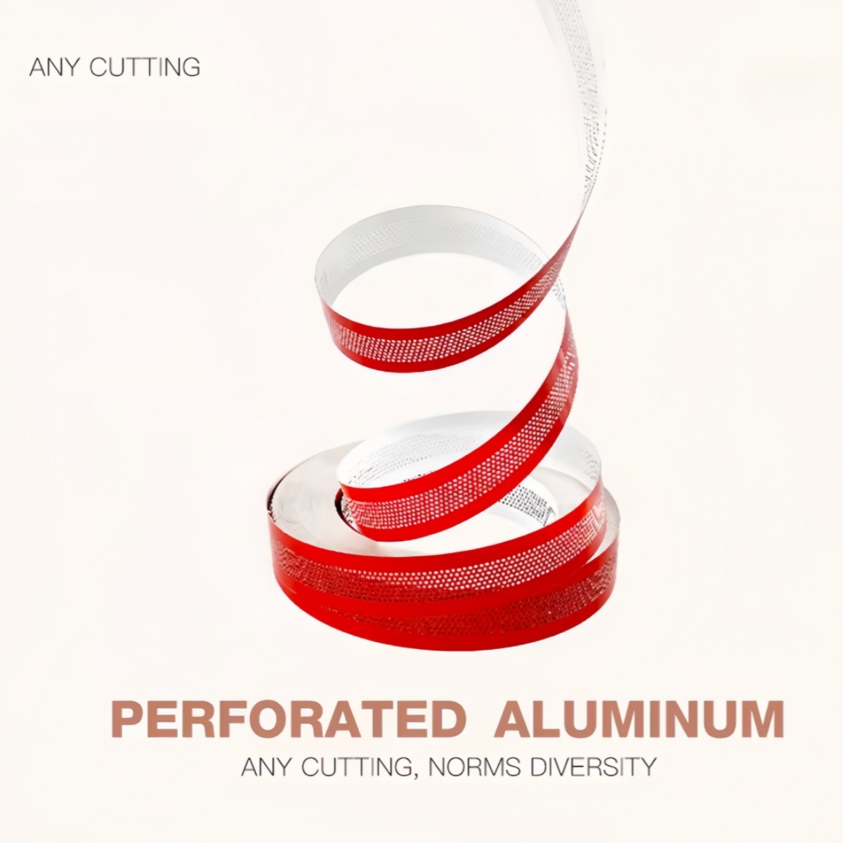 Aluminum Coil Material Strip Trim Cap for Perforated Sign Channel Letter Word