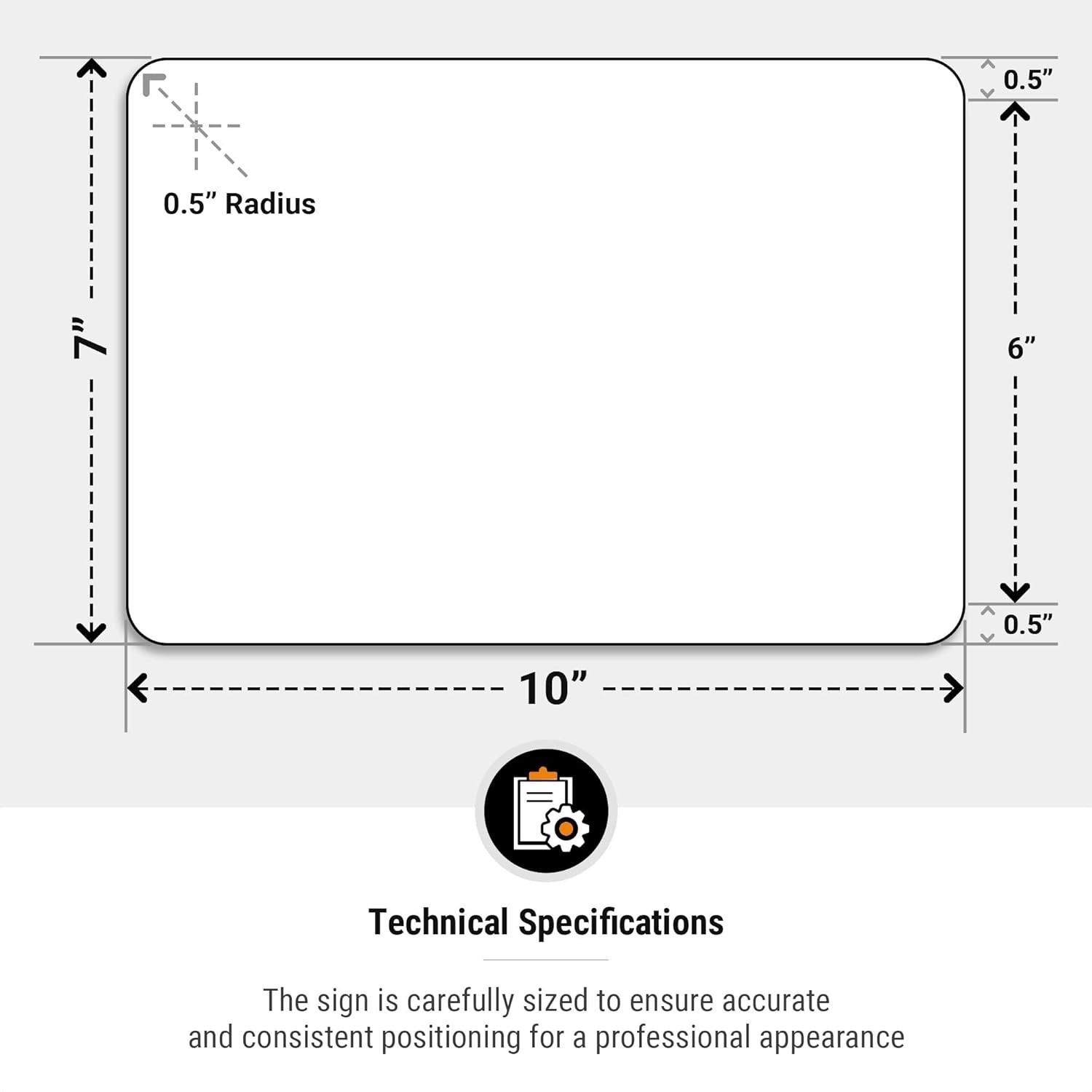 USA-Made 10×7 Delivery Instruction Sign – Weather-Resistant for All Conditions