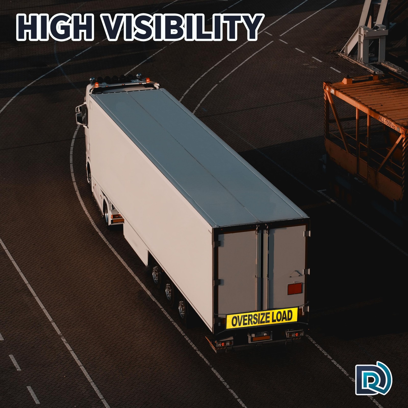 Oversize Load Signs for Trucks, 12 x 60 Inch Yellow Wide Load Warning Banners…