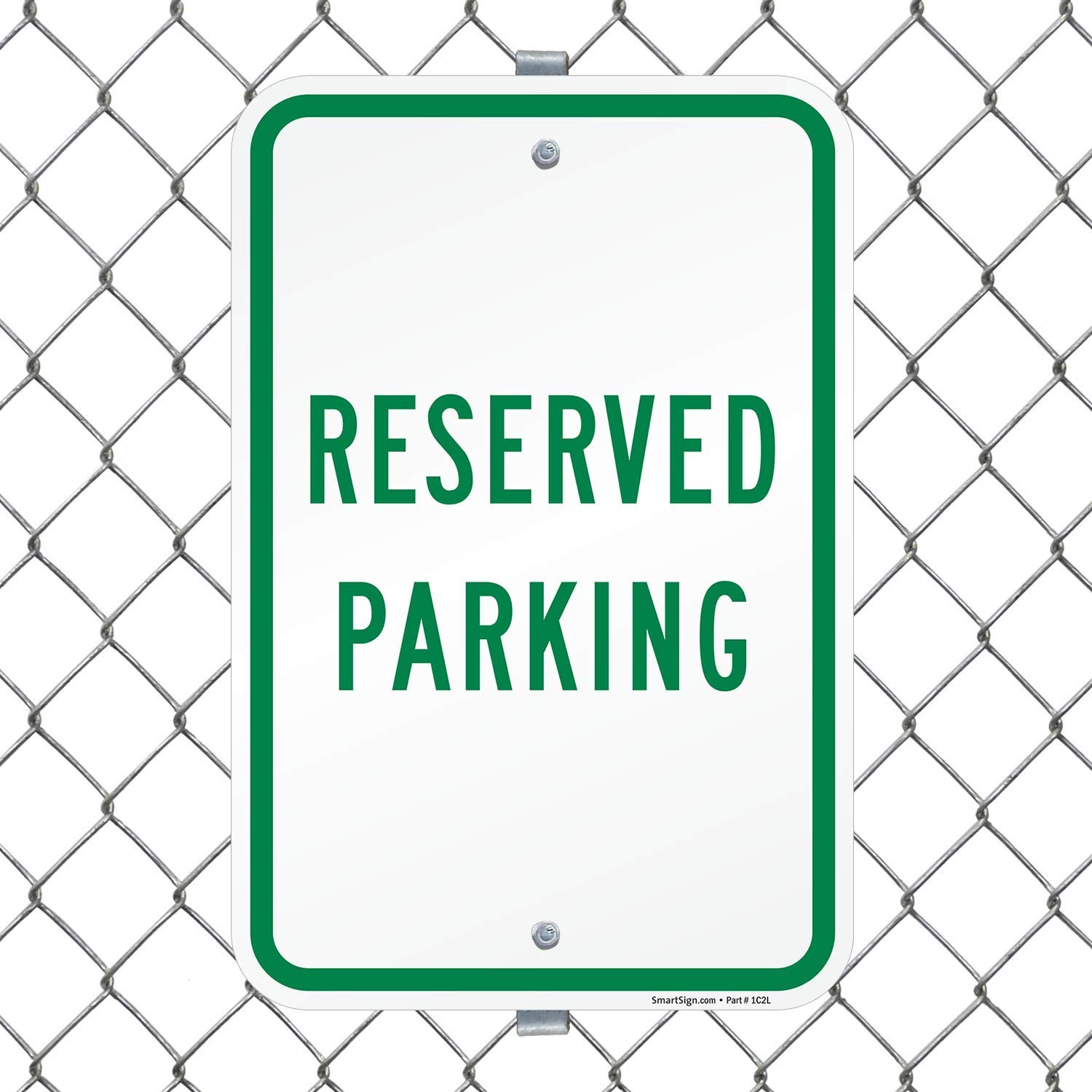 Reserved Parking Sign 12×18 Inch Aluminum Heavy Duty Weatherproof Decor Wall