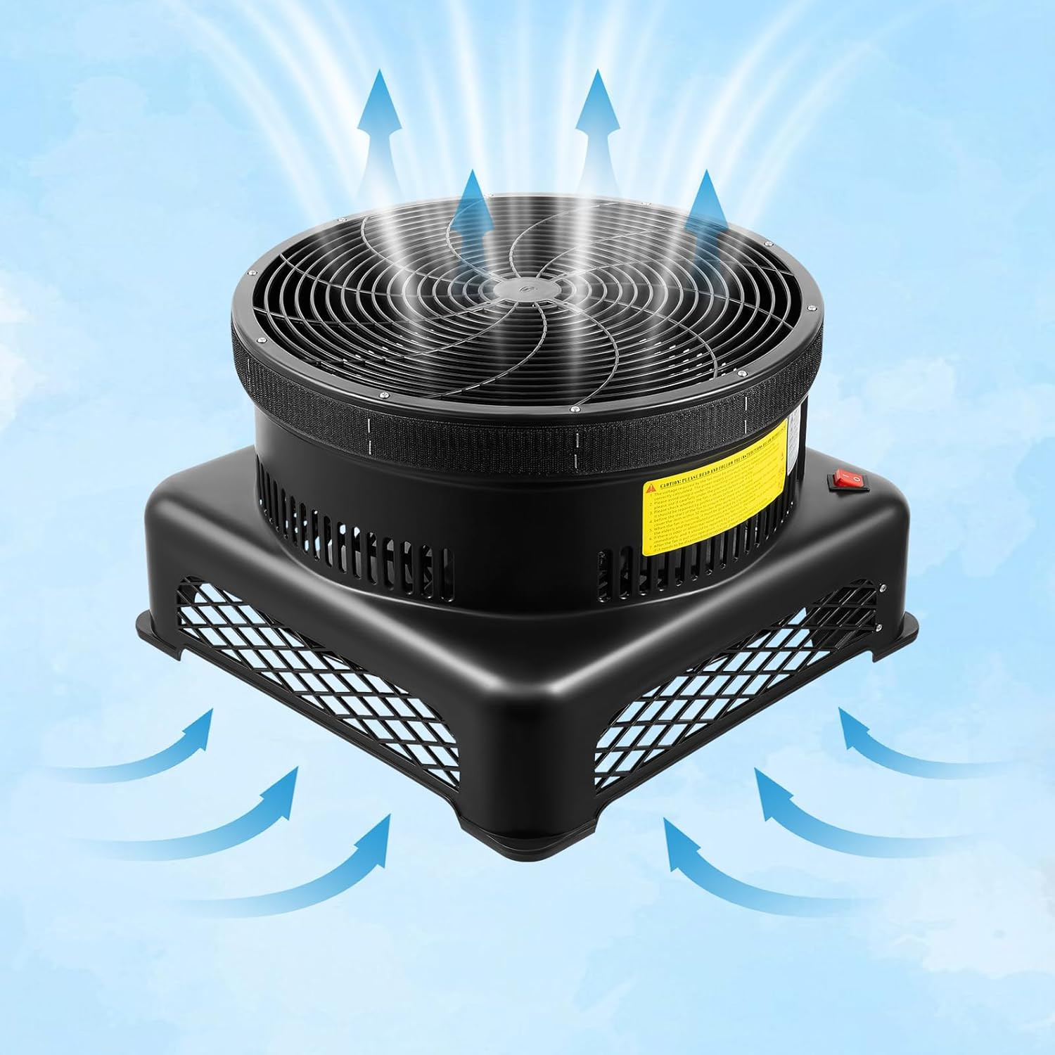 Inflatable Tube Man Blower, 110V 750W Air Blower Fan 18″ Diameter Inflatable Sky