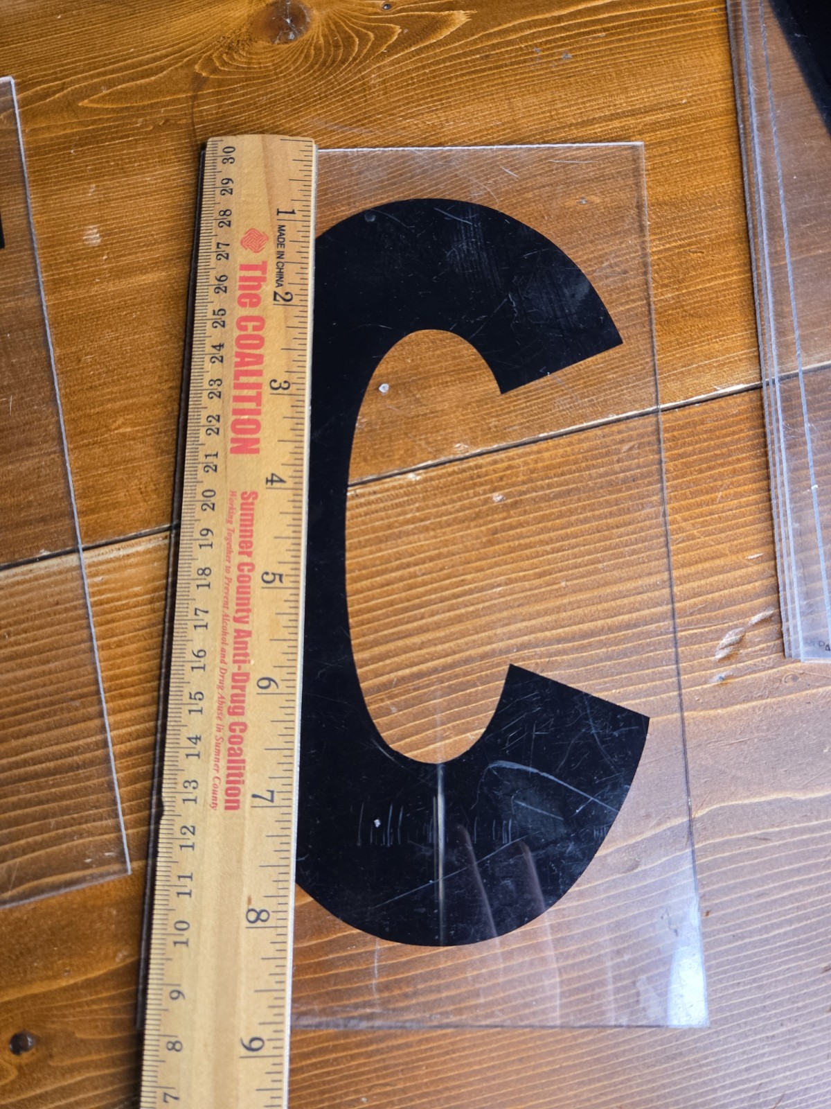 38 Vintage Plastic 9″ Marquee Mixed Letters For Outdoor Sign Black Used