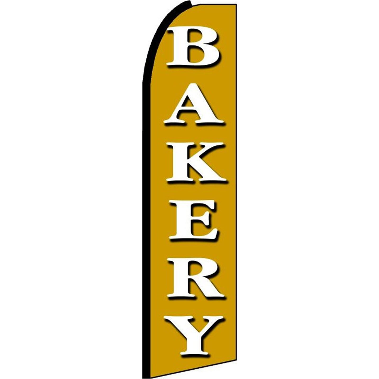 Bakery 3 ft X 11 1/2 ft Polyester Swooper Flag