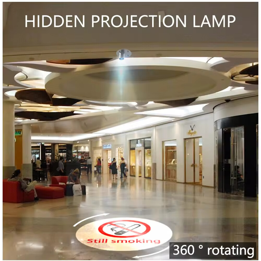 110W Embedded Custom Insert Gobo Logo Projector Lamp Indoor Home Store AD Signs