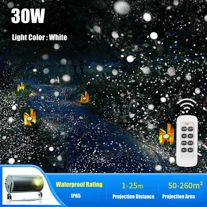 30W Outdoor Dynamic Firefly LED Starry Sky Projection Light For Home Garden Deco
