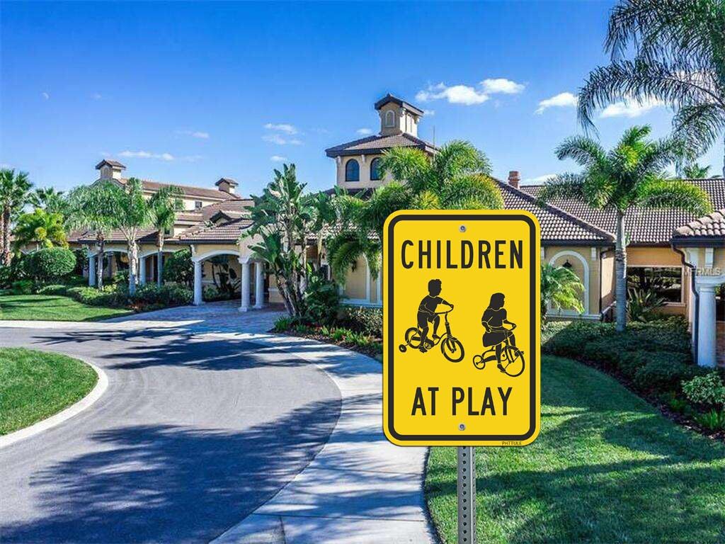 2 PCS Children At Play Metal Sign 18×12 inch Reflective .040 Aluminum Sheet