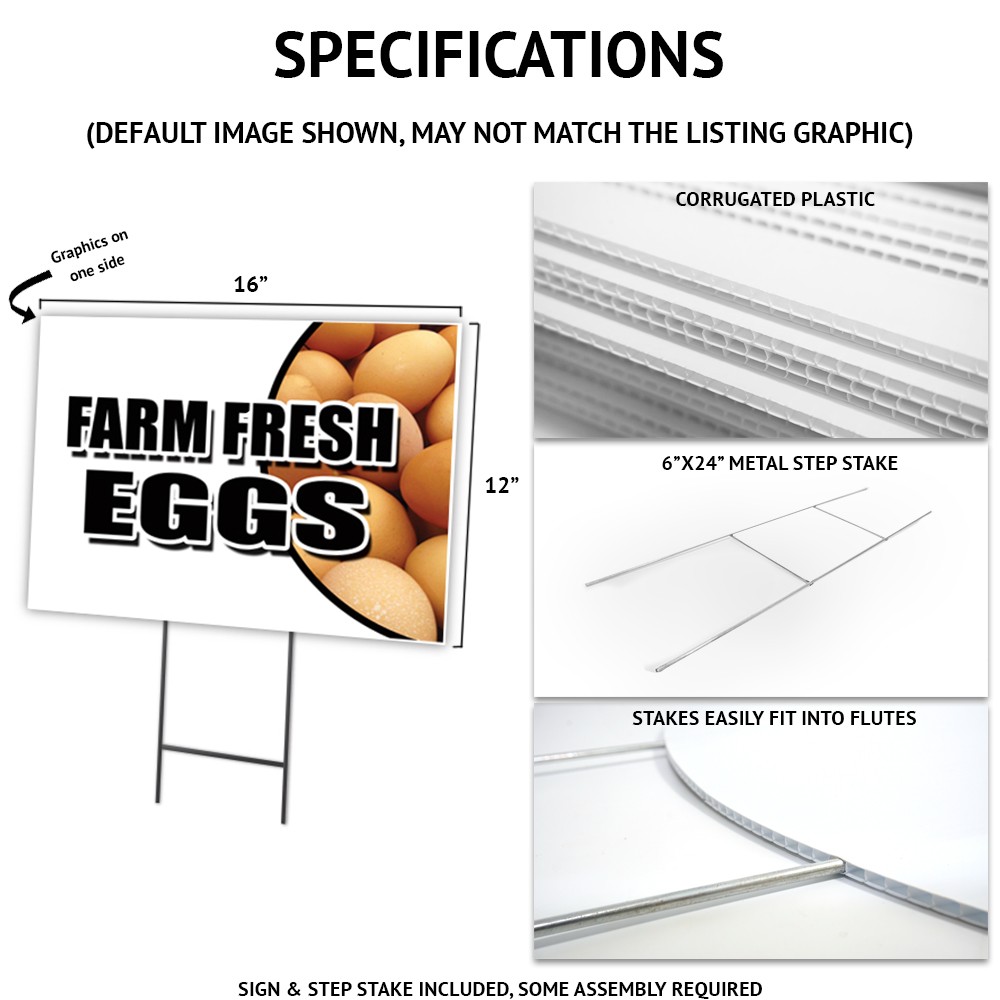 Climate Controlled Storage Yard Sign & Stake Coroplast Storage Units Rent