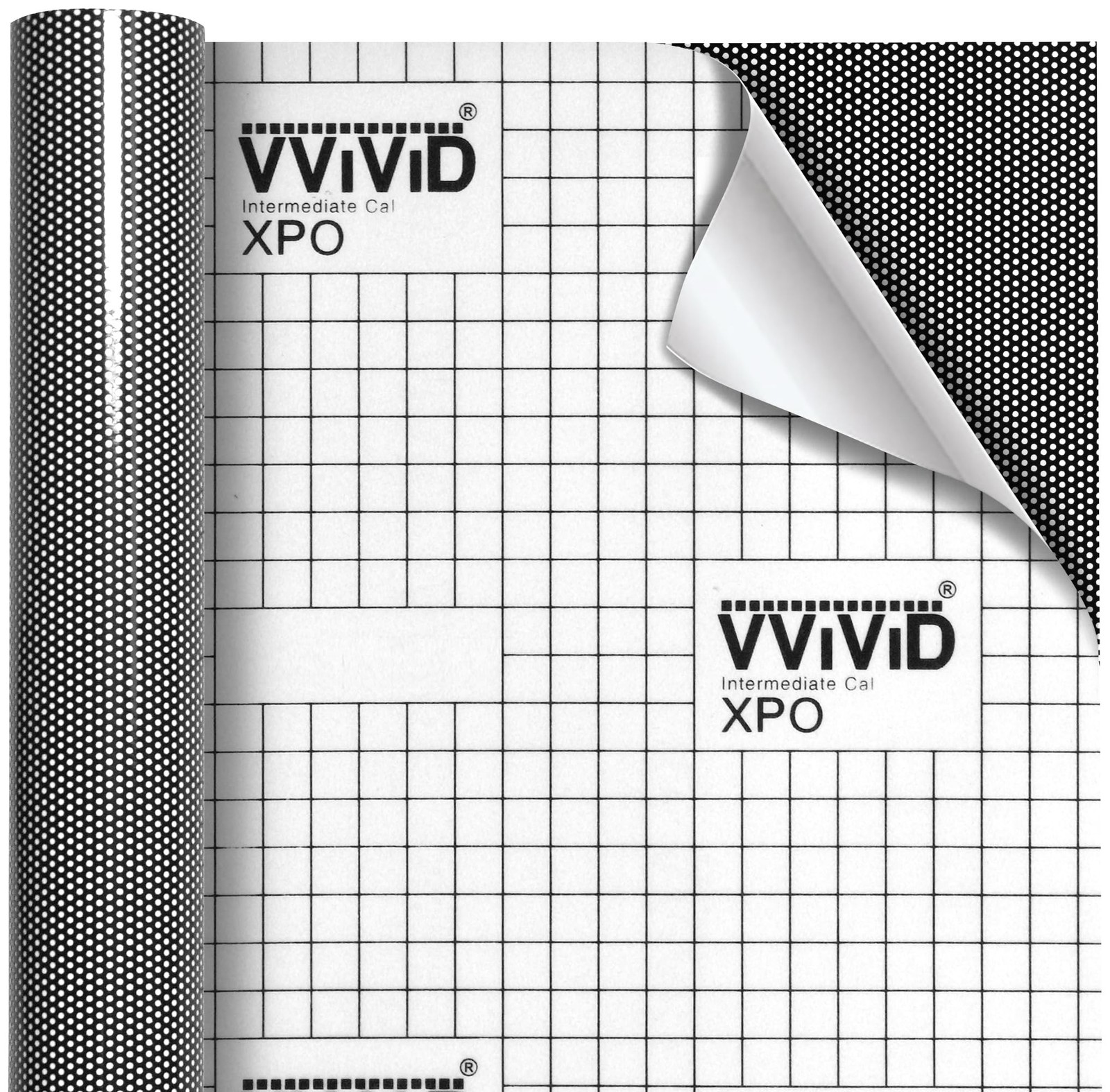 VViViD One-Way Perforated Black Vinyl Privacy Window Film Adhesive Glass Wrap…