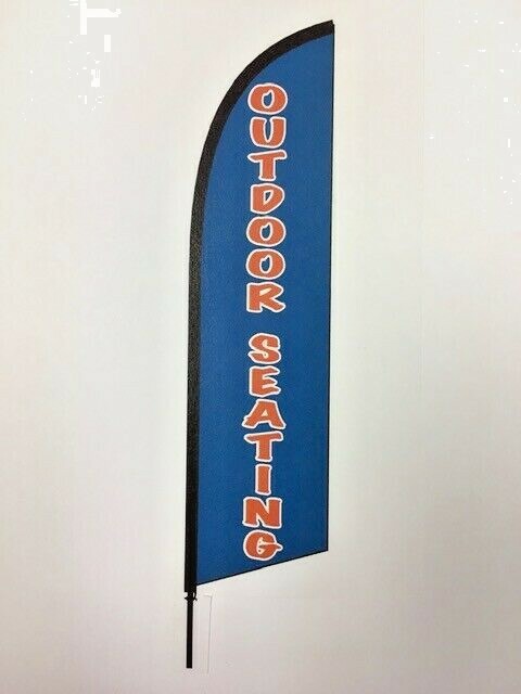 OUTDOOR SEATING FEATHER FLAG 7FT SINGLE SIDED FLAG ONLY