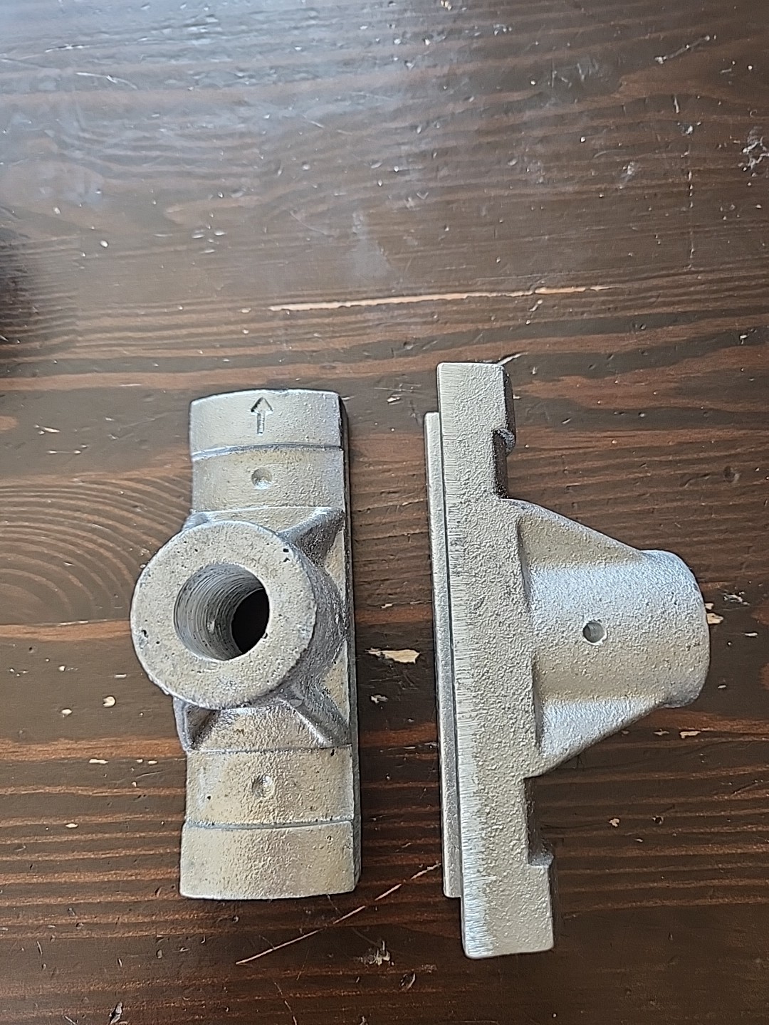 Street Pole Banner Mounting Bracket Clamps Cast Aluminum 2pc