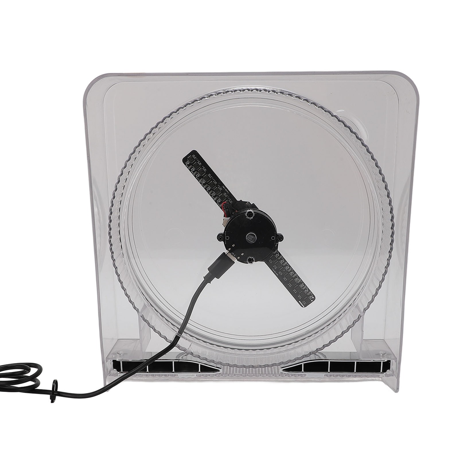 14cm 3D Hologram Fan With Cover Holographic Projector Advertising Display 1 CDUR