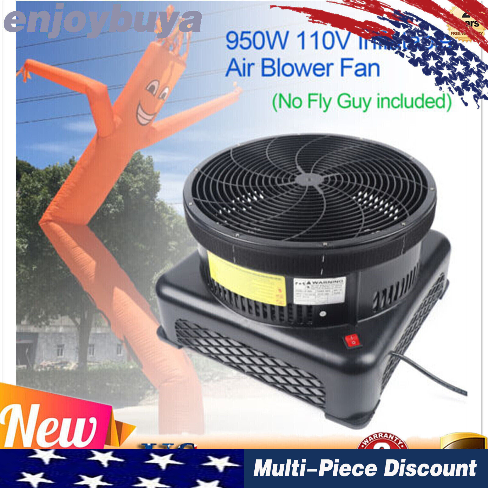 950W Air Puppet Blower Fan for Inflatable Dancer Tube Wacky Wavy Promotional Man