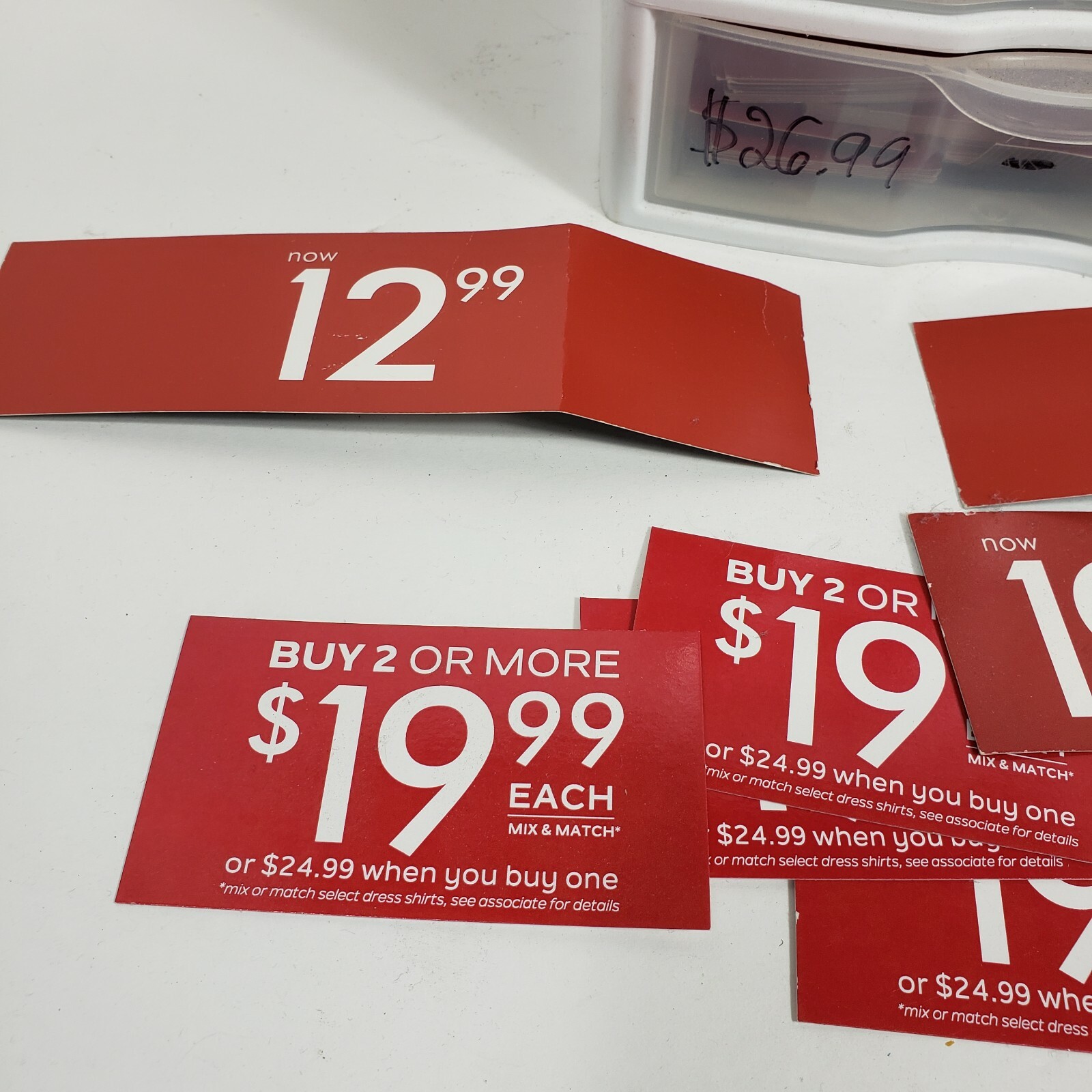 Retail Business Store Craft Fair Big Mixed Lot In Case $5.99 – $29.99 Off Sign