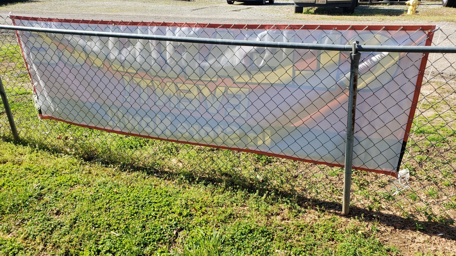 CLEARANCE SALE Advertising Vinyl Banner Flag Sign LARGE SIZE 115″ x 35″