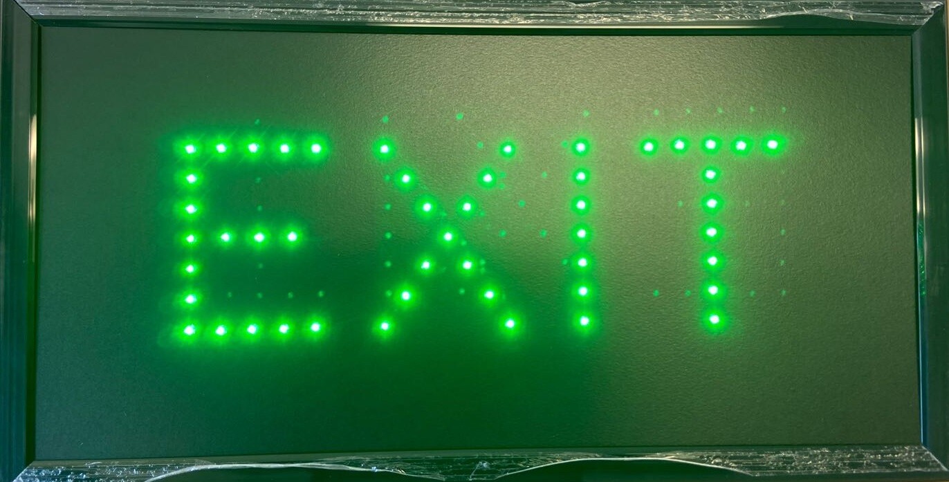 10*19 Animated LED Exit Restaurant Cafe SIGN OnOff Switch Bright Open Light Neon