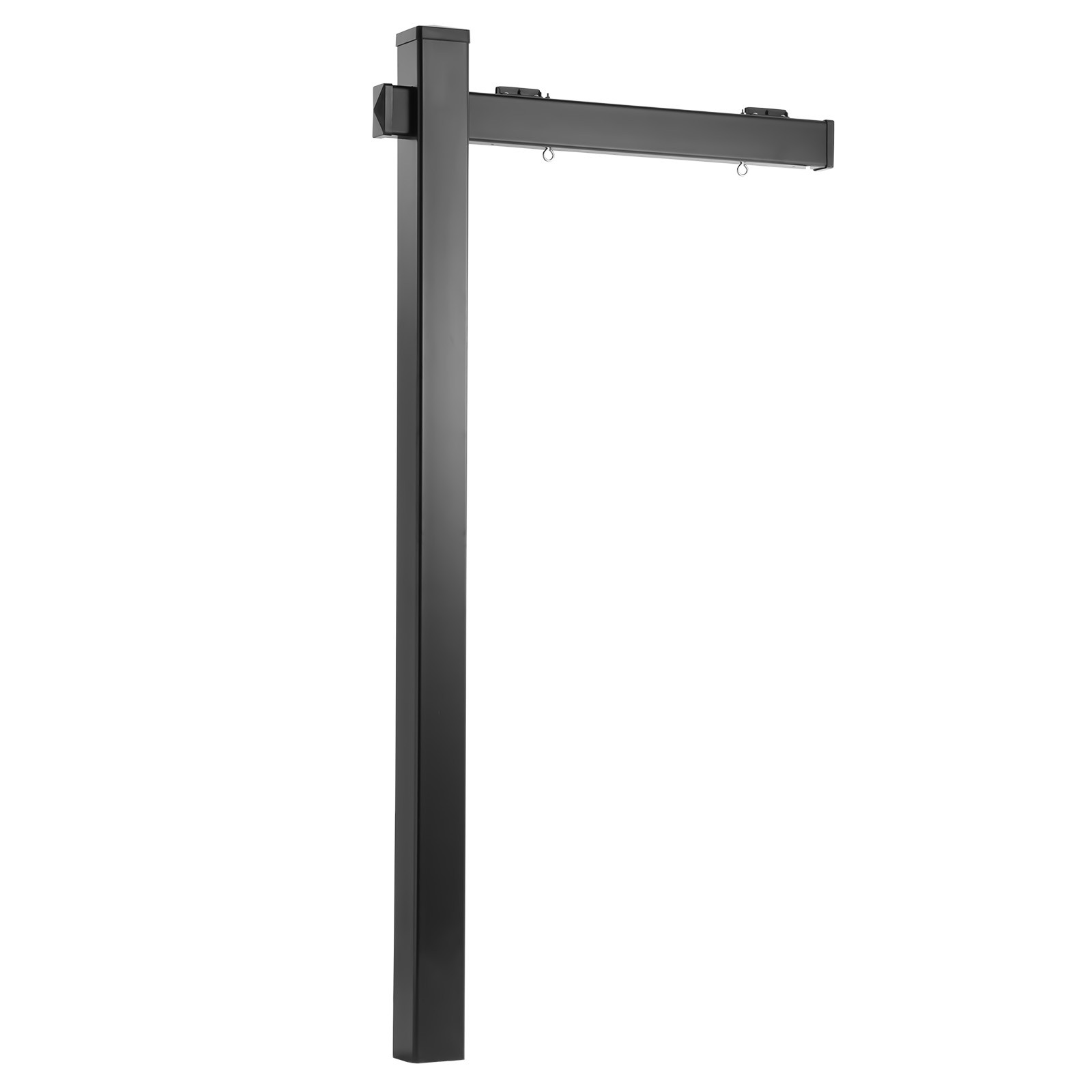 Uimoso 6 ft Black PVC Real Estate Yard Sign Holder for Outdoor Use