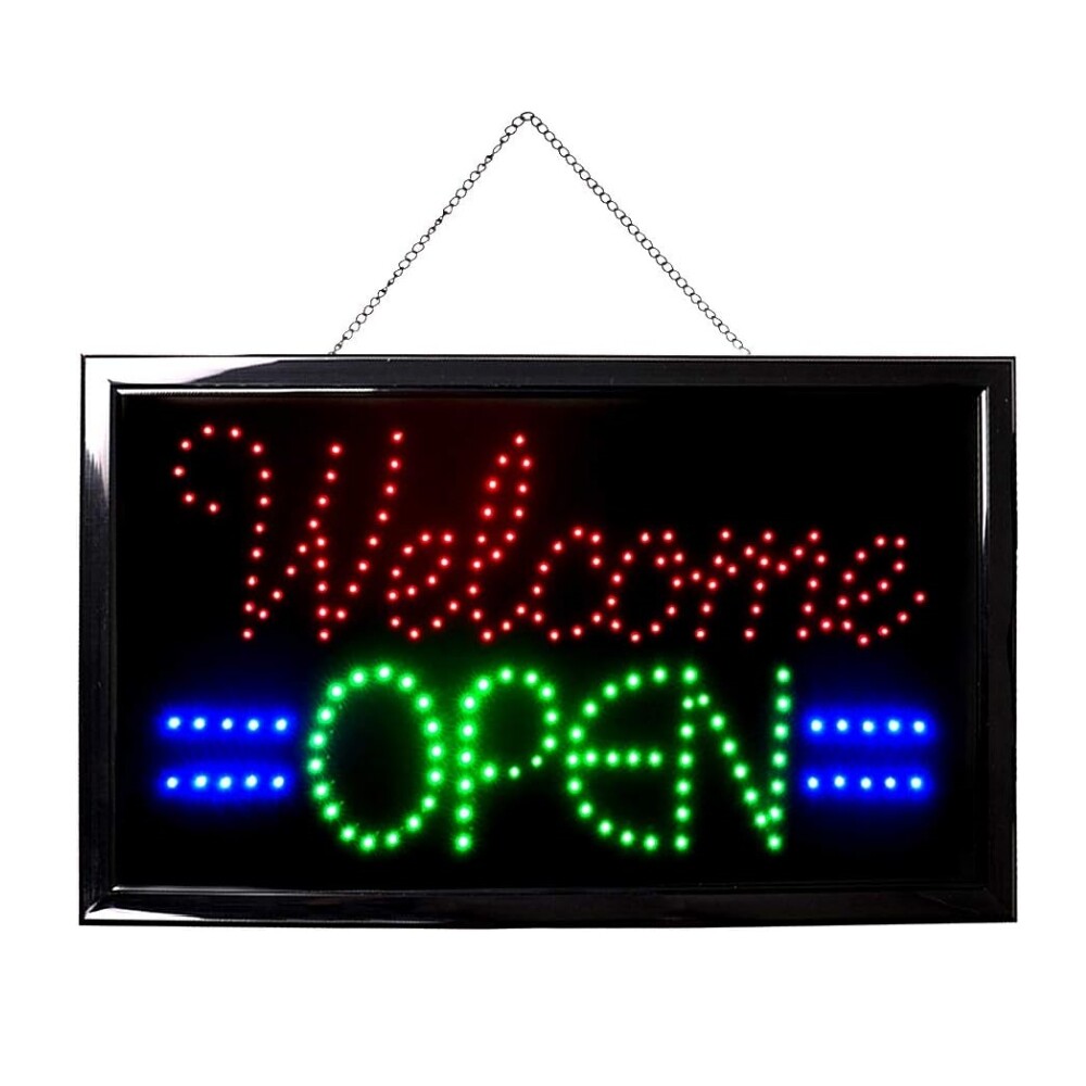 Large LED Open Sign Neon Light Bright Restaurant Bar Store Shop Hotel Business