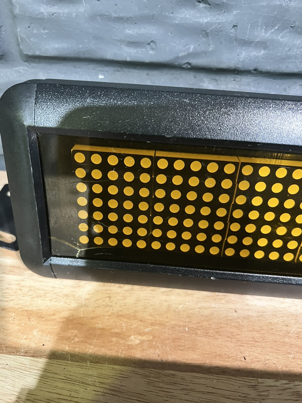 Lot Of 2 LED Sign Message Display Board Programmable Read- No Power Cord