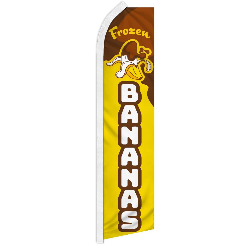 FROZEN BANANAS advertising super flag polyester banner sign *POLE NOT INCLUDED*