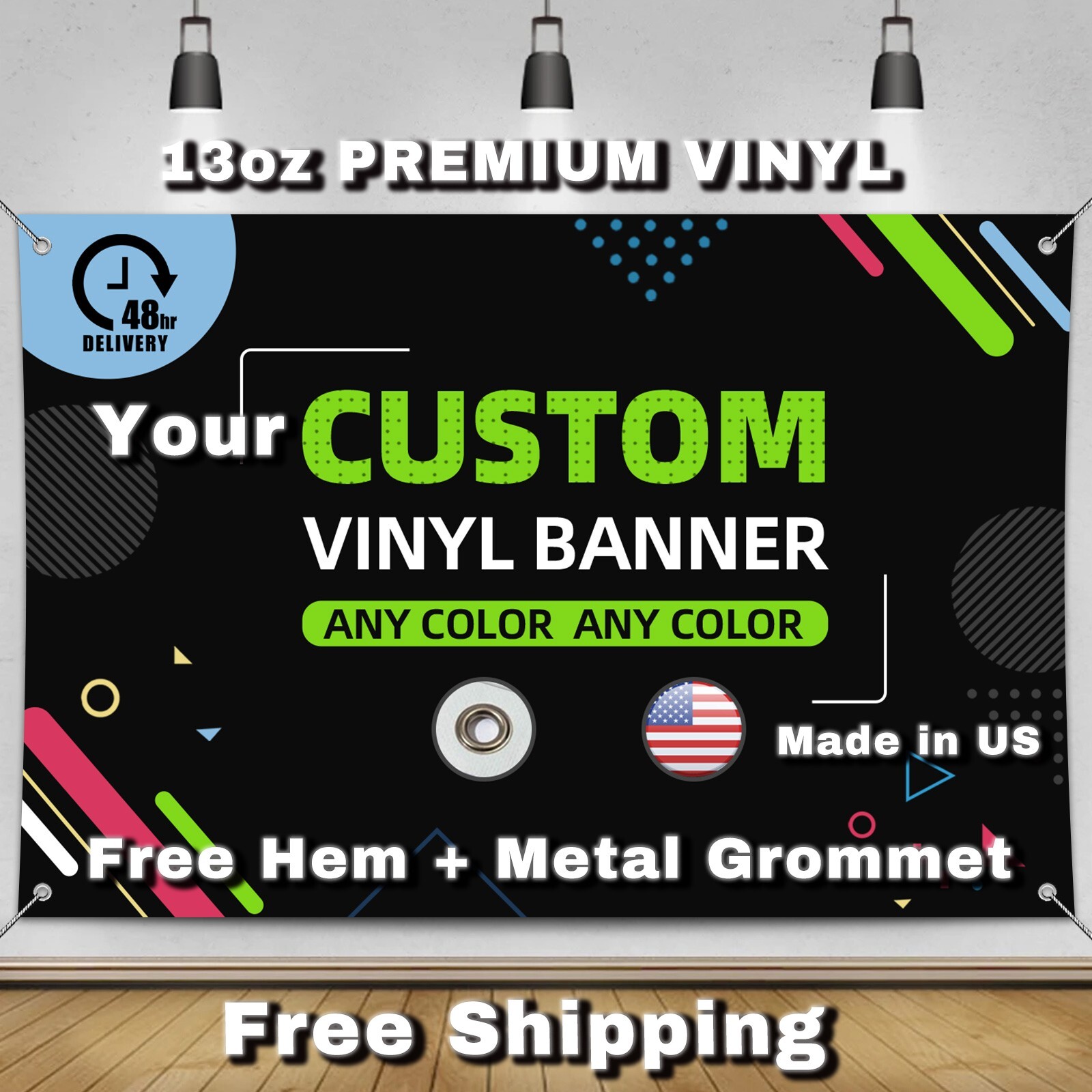 Vinyl Banner Outdoor Custom Printed – Heavy Duty Weatherproof Advertising Signs