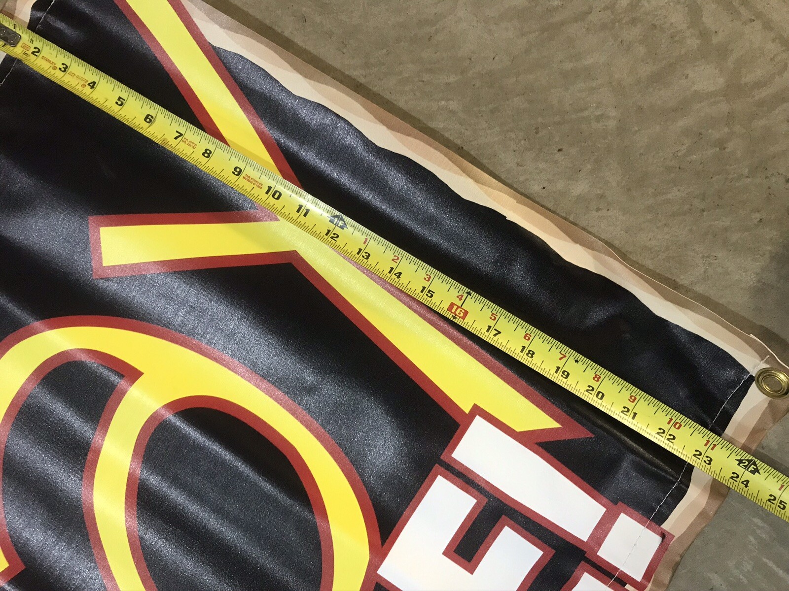 HOLIDAY SALE BANNER SIGN RETAIL STORE Black Yellow White 58X 24 Inches