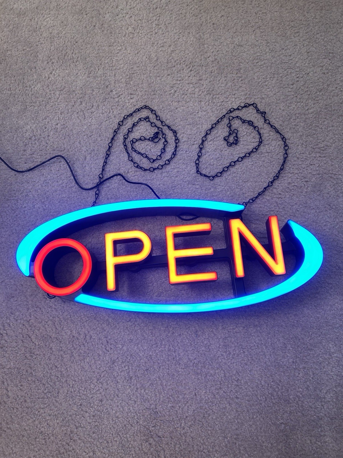LED Neon Open Sign size 22”/8”