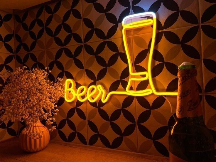 Custom Neon Sign| LED Personalized Acrylic Bar Logo| RGB Shop Decor Sign