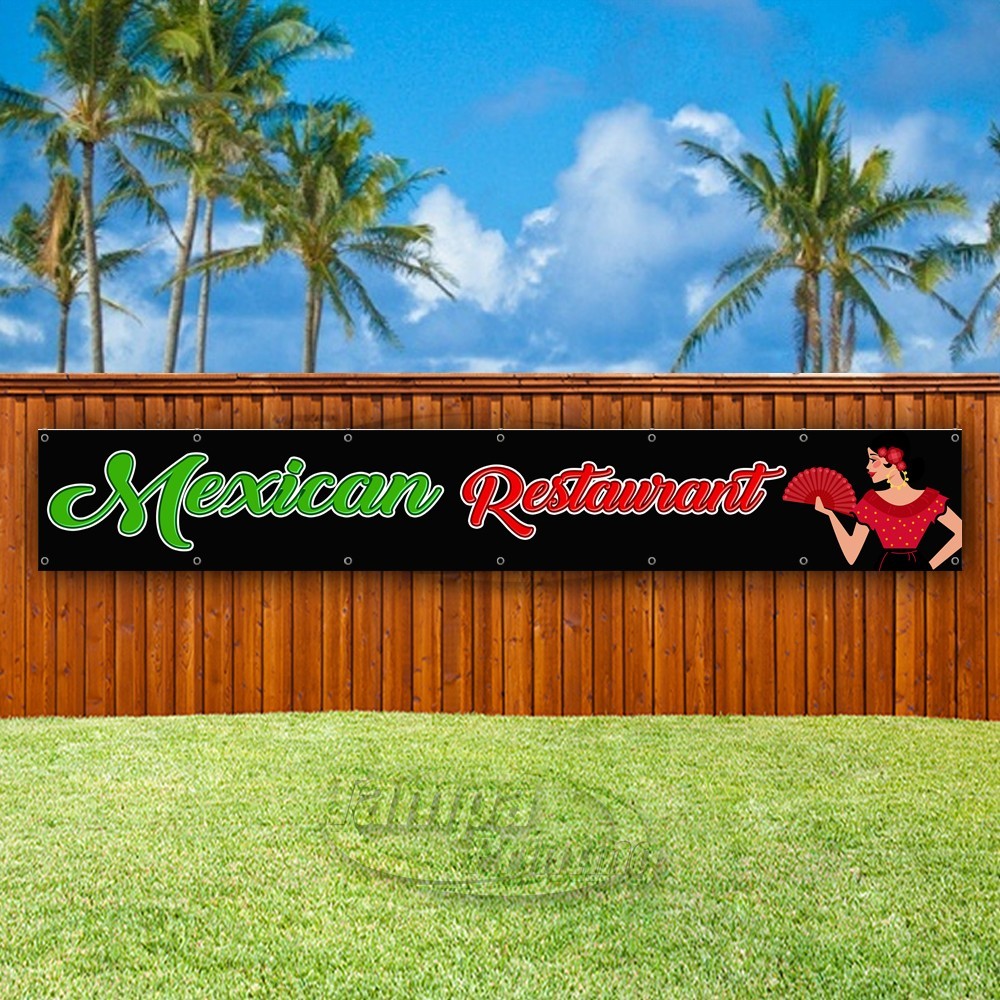 MEXICAN RESTAURANT Advertising Food Business Vinyl Banner Flag Sign USA XL01864