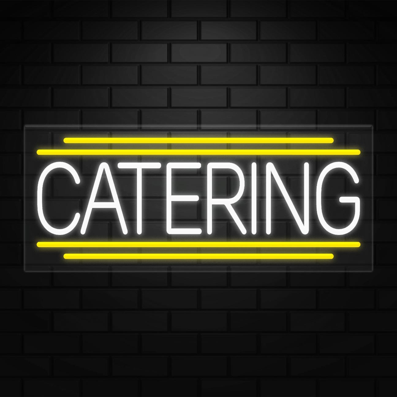 Catering Neon Sign for Retail Displays | LED Flex Neon | 30″W x 12″H x 1″D
