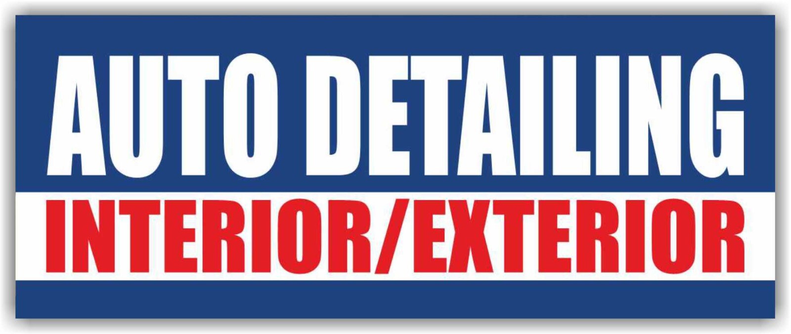AUTO DETAILING Advertising Banner Vinyl Mesh Sign service repair cleaning car