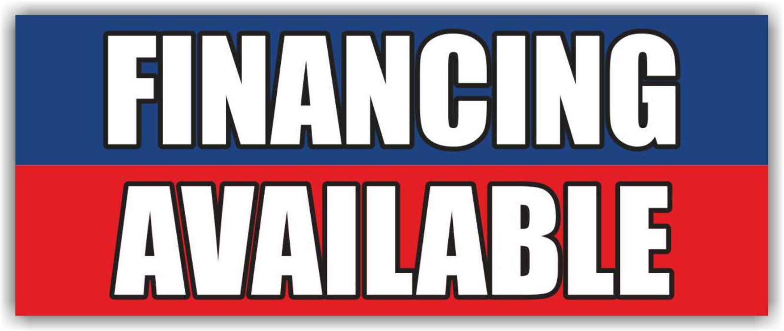 FINANCING AVAILABLE Advertising Banner Vinyl Mesh Sign Credit cash receipt