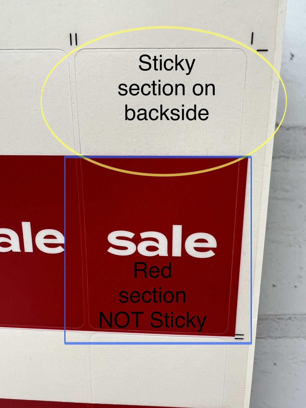 SALE Stickers Self-Adhesive 89 Sheets, 15 Labels per Sheet For 1335 Total Labels