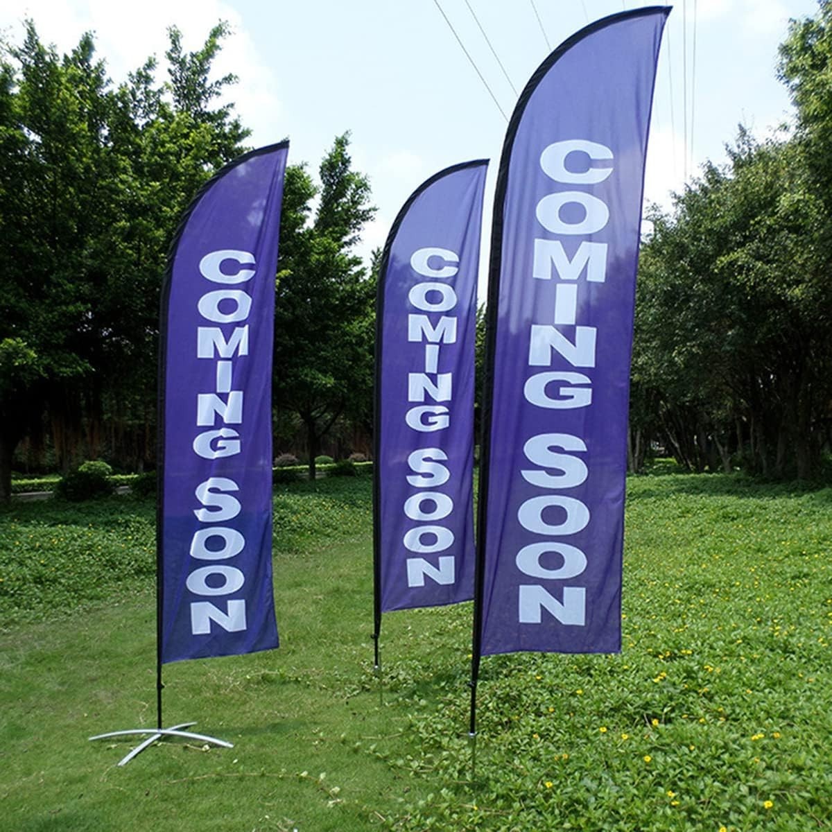 2 Pack DIY Feather Flag Kit – Business Advertising Bundle