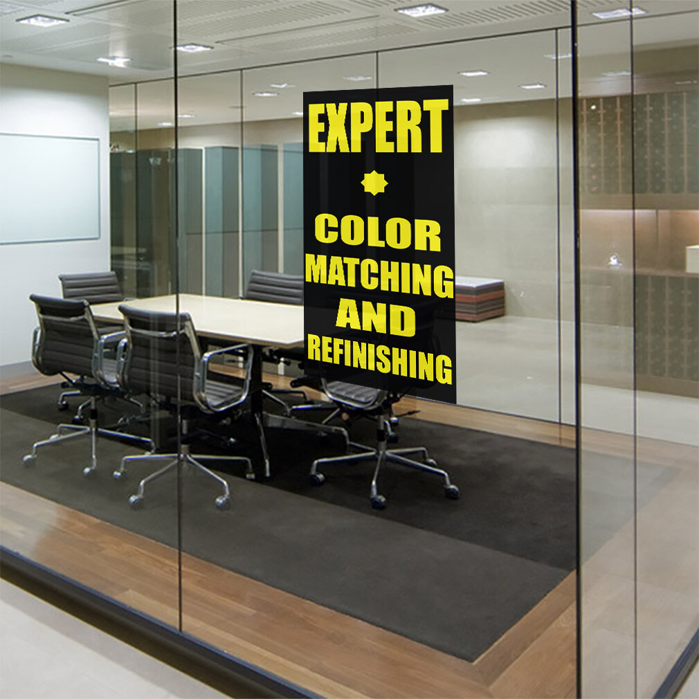 Door Decals Vertical Vinyl Stickers Multiple Sizes Industrial Vinyl Business