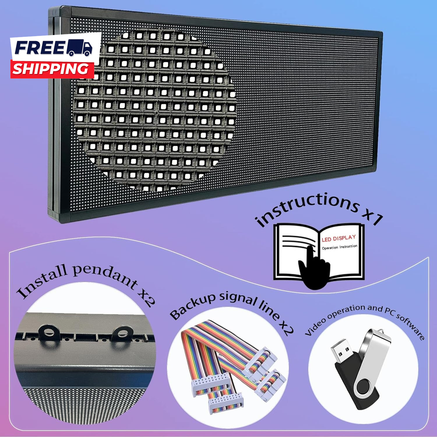 P6 Programmable Led Sign Custom Scrolling Outdoor Digital Signs Pixel Led Panel