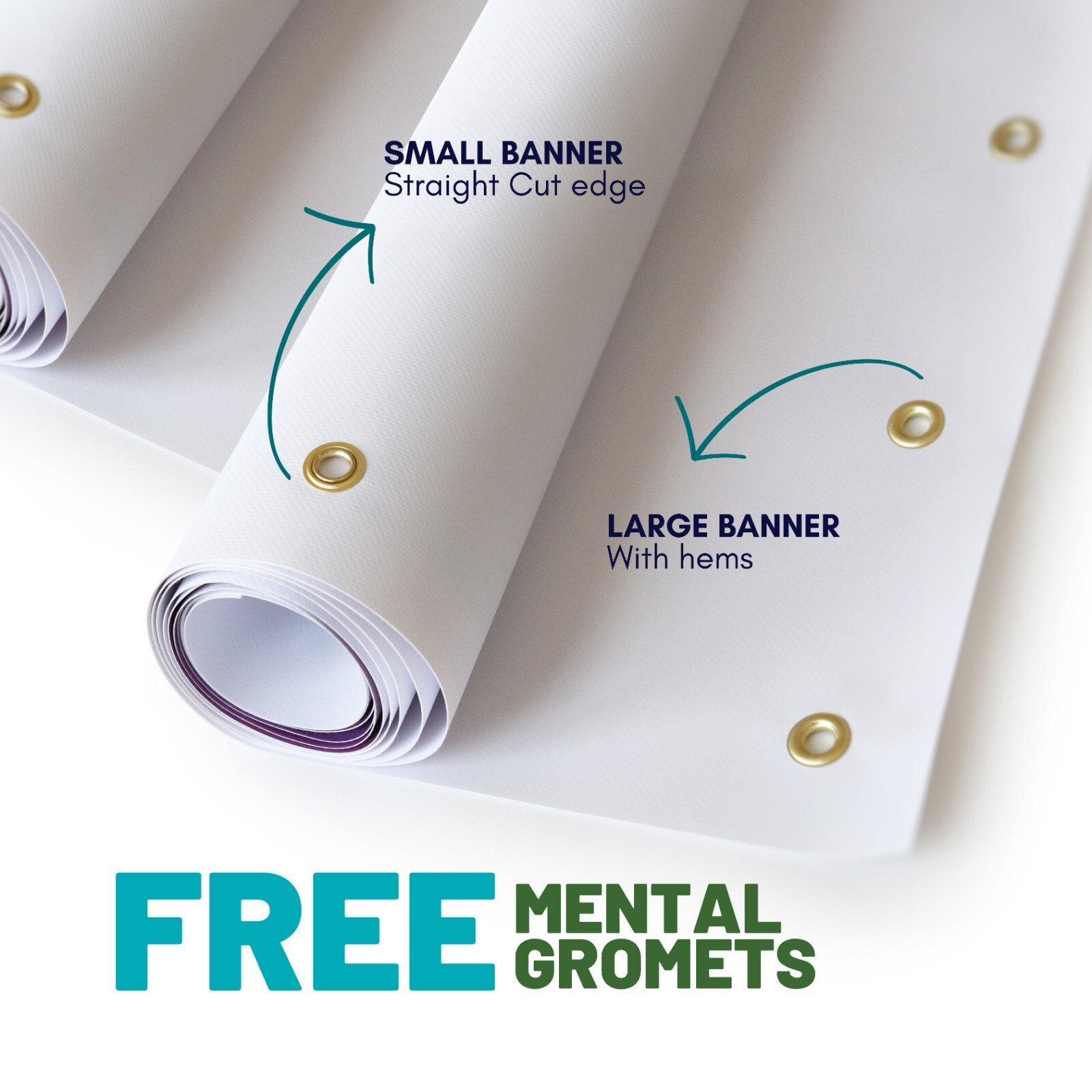 Custom Personalized Vinyl Banner, Premium 13oz Heavy Duty. (4″x 6″)