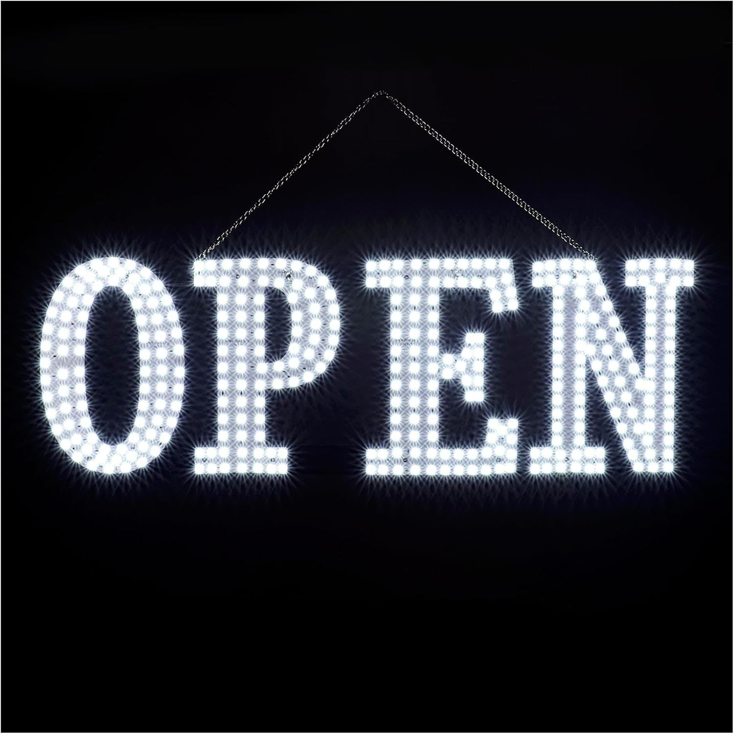 40″X14″ Extra Large LED Open Signs for Business with Remote Controlled, 10 Level