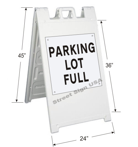SIGNICADE A-FRAME 24″ x 36″ PLASTIC SIDEWALK STAND SANDWICH BOARD DISPLAY SIGN
