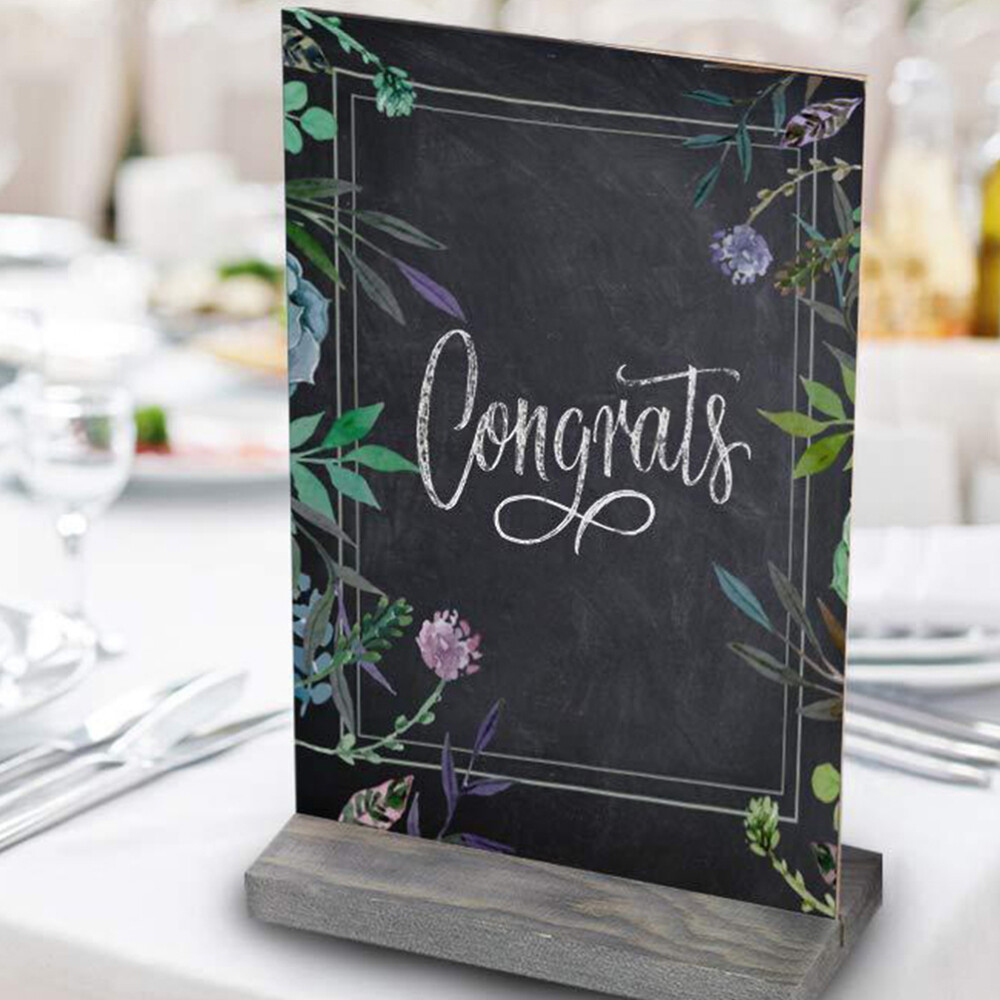 Table Number Board Small Chalkboard Labels Party Food Signs Message Tags New
