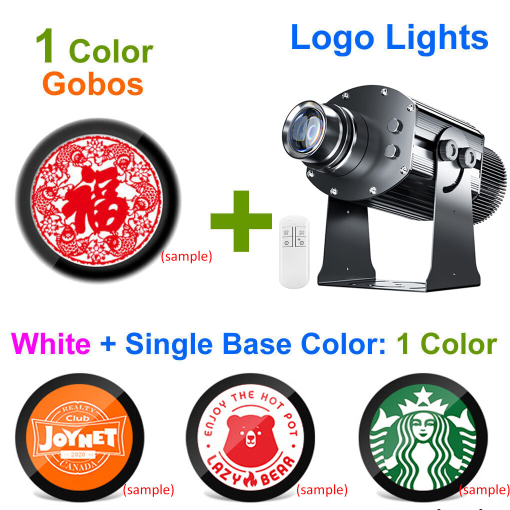 High-power Outdoor Waterproof LED Logo Light Custom Door Floor Rotate Projector