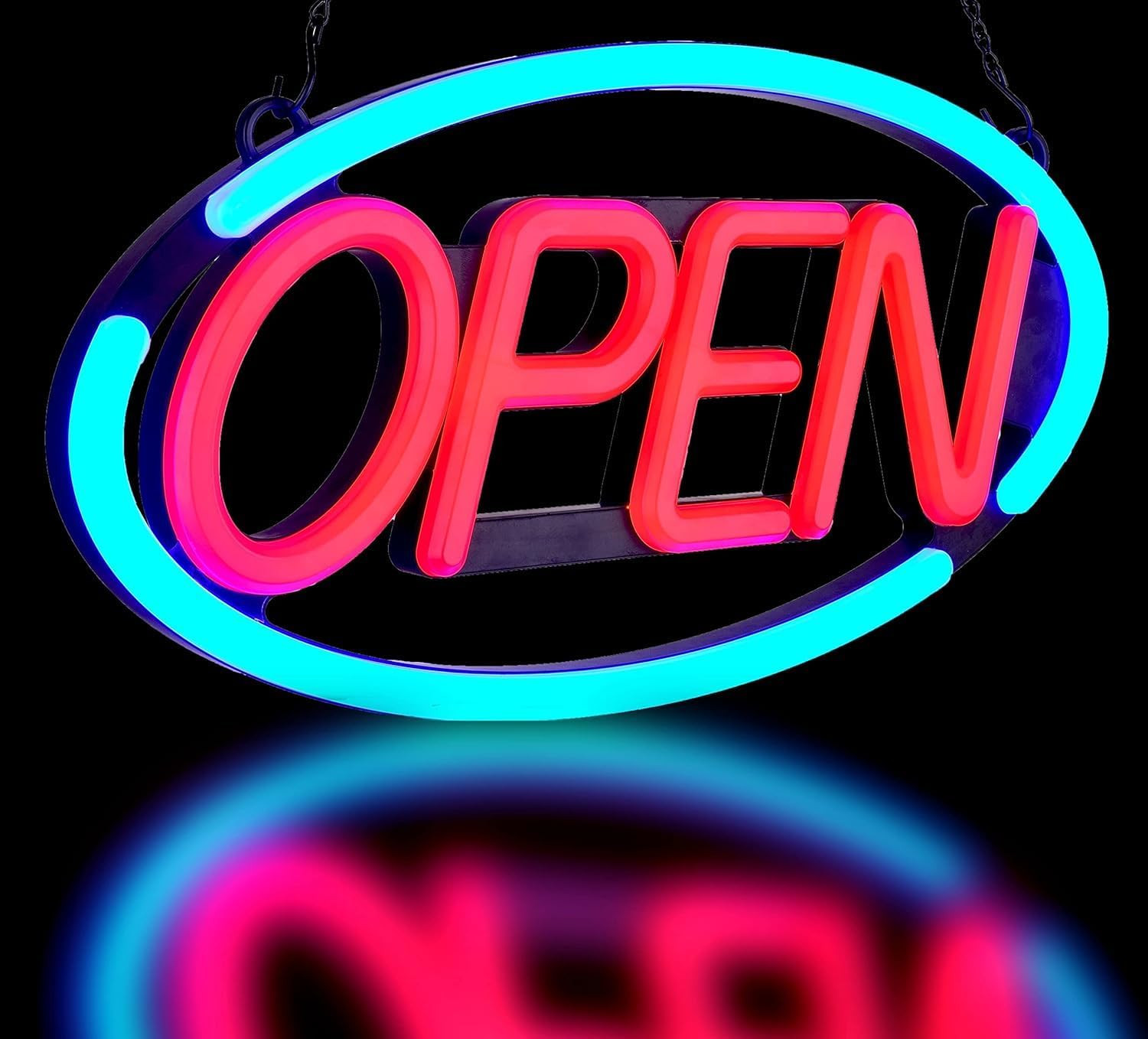 24” X 12” Ultra Bright LED Open Sign – Remote Controlled – Get Your Business S