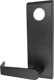 Exit Trim – Nightlatch Lever x Escutcheon, Less Cylinder, Powder Coated Dark Bro