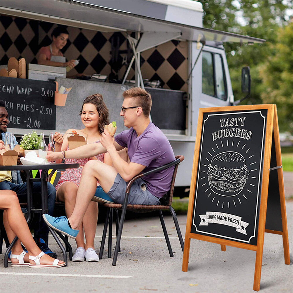 Extra Large Magnetic A-Frame Chalkboard Menu Board Sidewalk Sandwich Board Sign