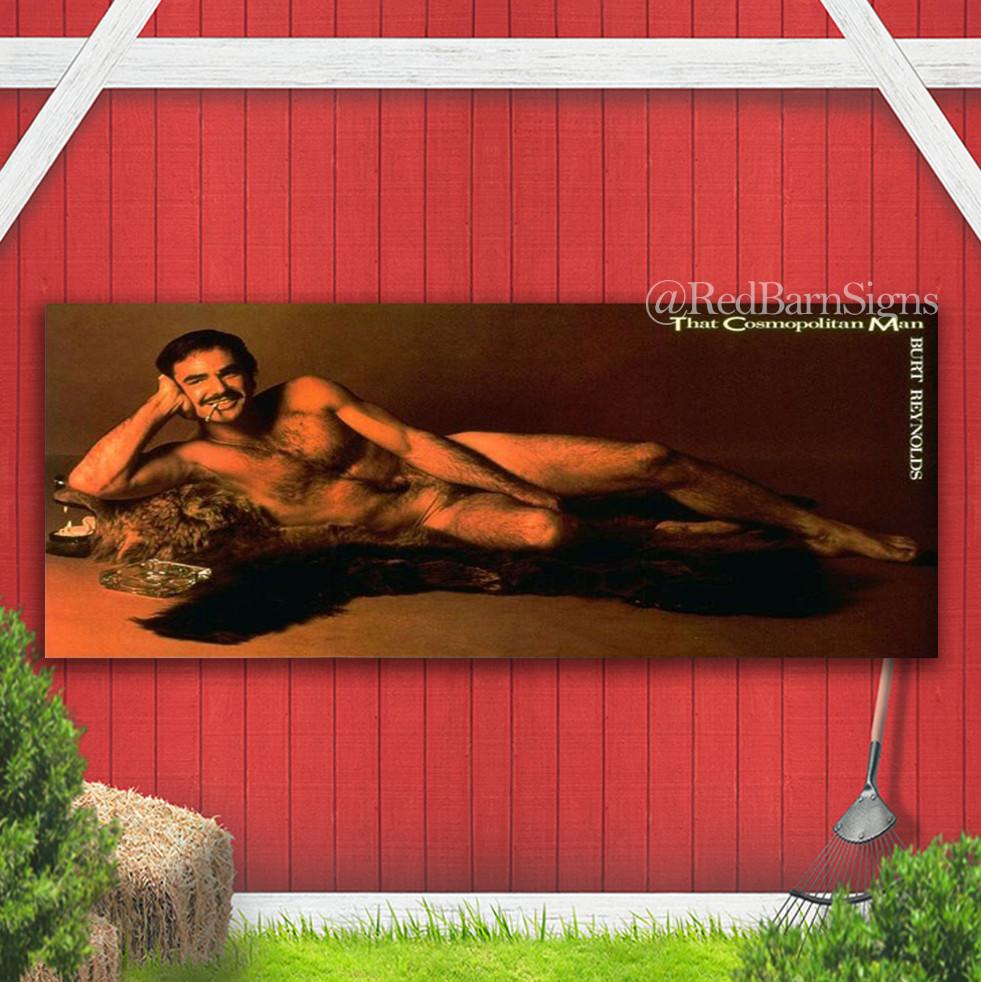 Burt Reynolds – Legendary Actor Indoor Outdoor Banner Sign with grommets