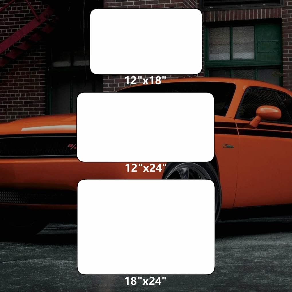 Customizable Car Door Magnet Stickers – Set of 2, 18×12 Inch Vehicle Signs