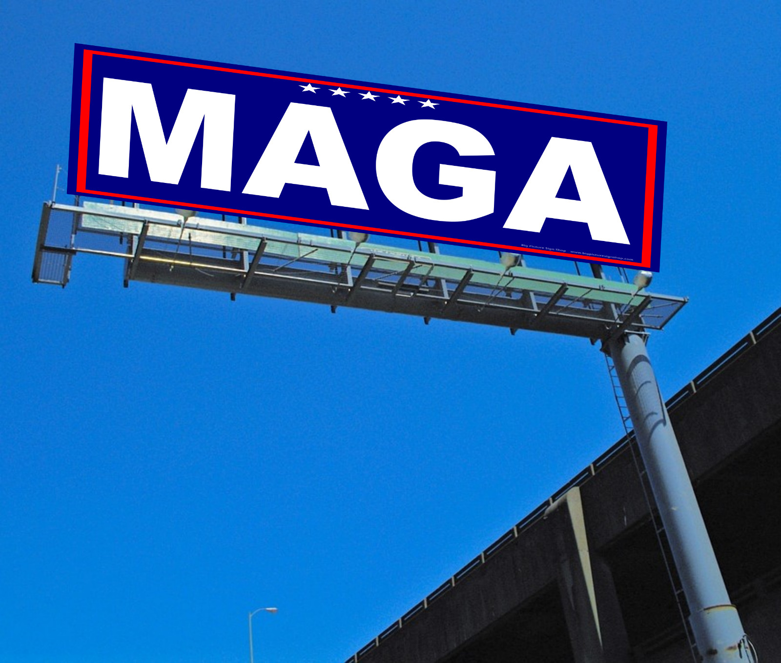MAGA -Banners – HUGE & VERY LARGE – Dark Blue – Fast Shipping-USA MADE-30