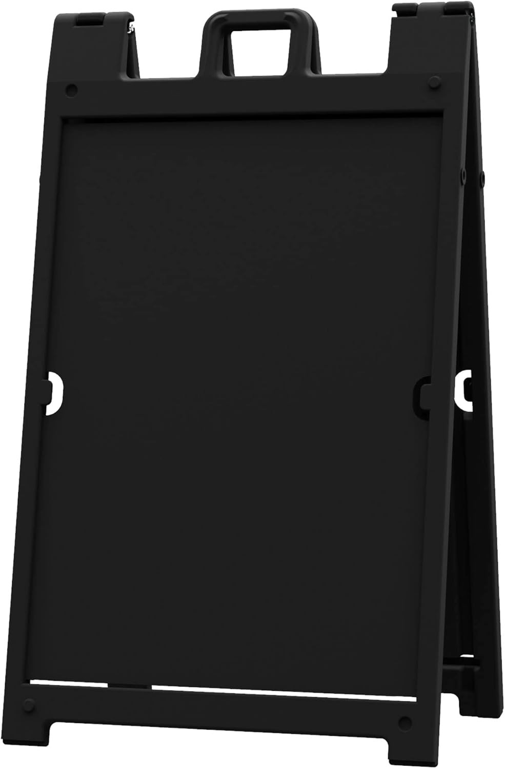 Plasticade Signicade Deluxe A Frame Durable Folding Double Sided Portable,Black