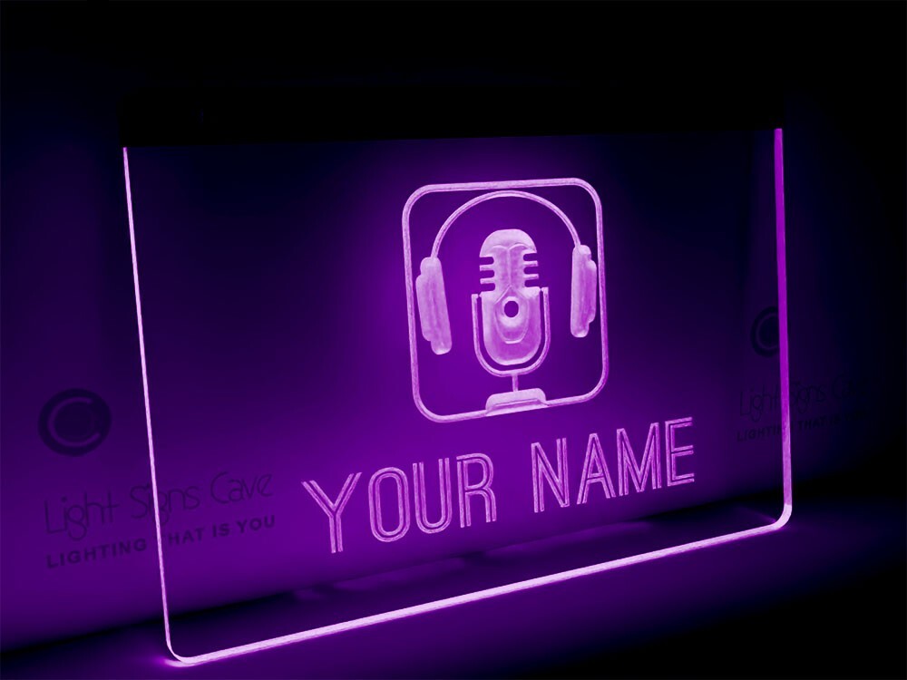 Personalized Recording On-Air light – LED sign | RGB multi-color sign