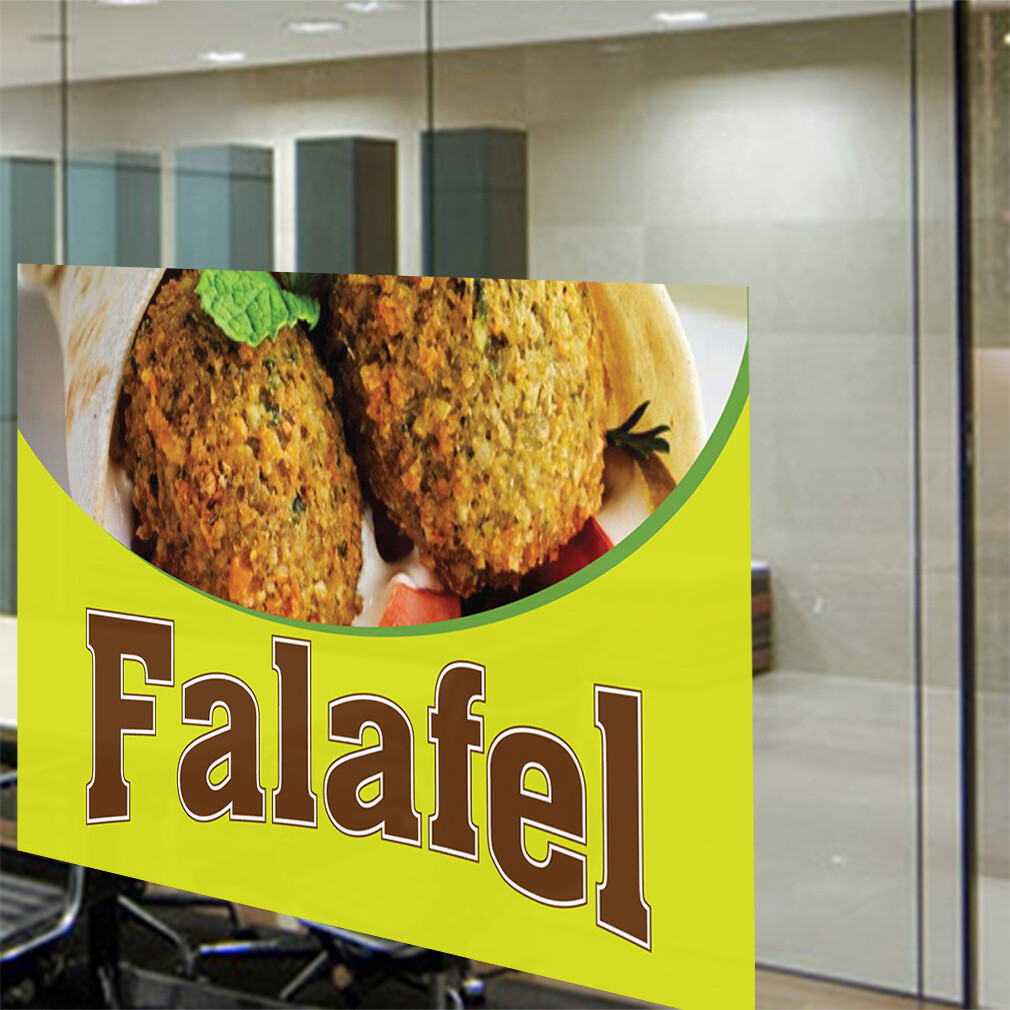 Decal Stickers Falafel Outdoor Advertising Printing A Vinyl Store Sign Label